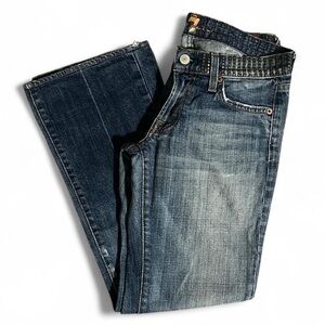 7 For All Mankind Studded Bootcut Jeans 27